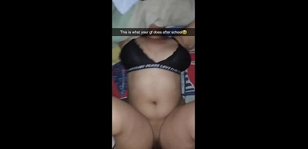  Snap - HOT TEEN CHEATS on her BF with HER ROOMMATE